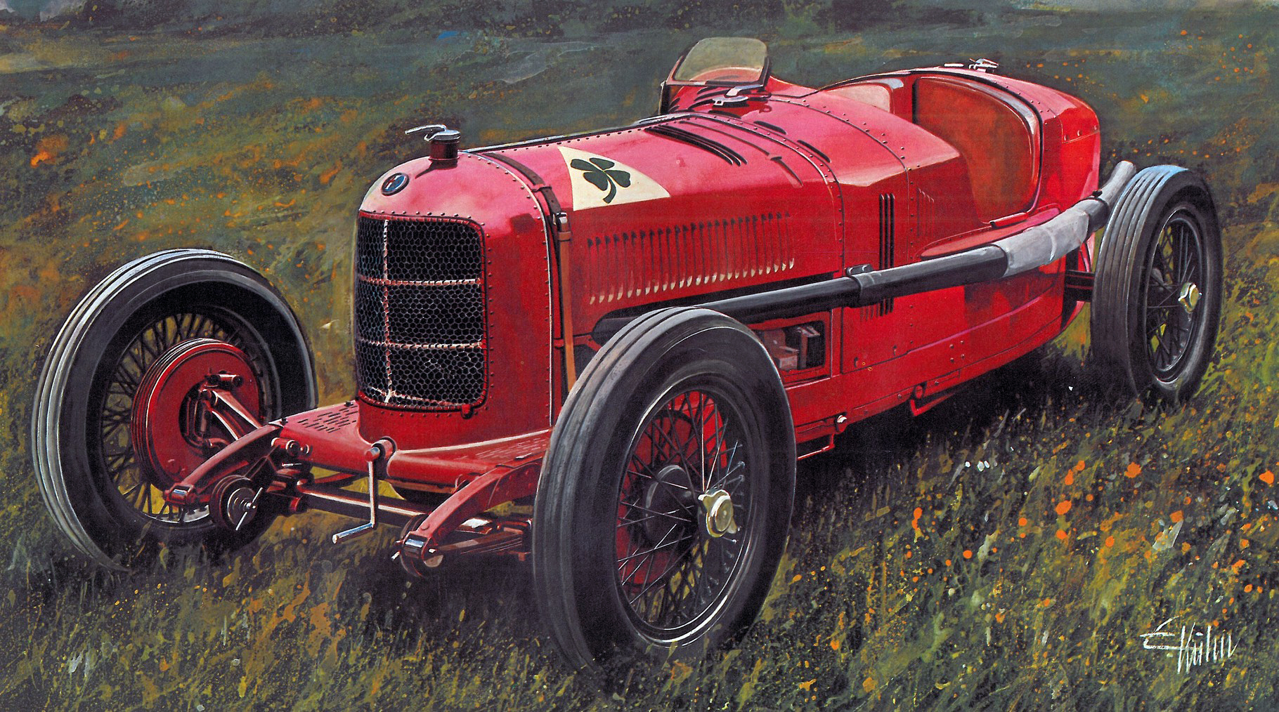 Alfa Romeo P2 (1924): Illustrated by Edouard KÜHN
