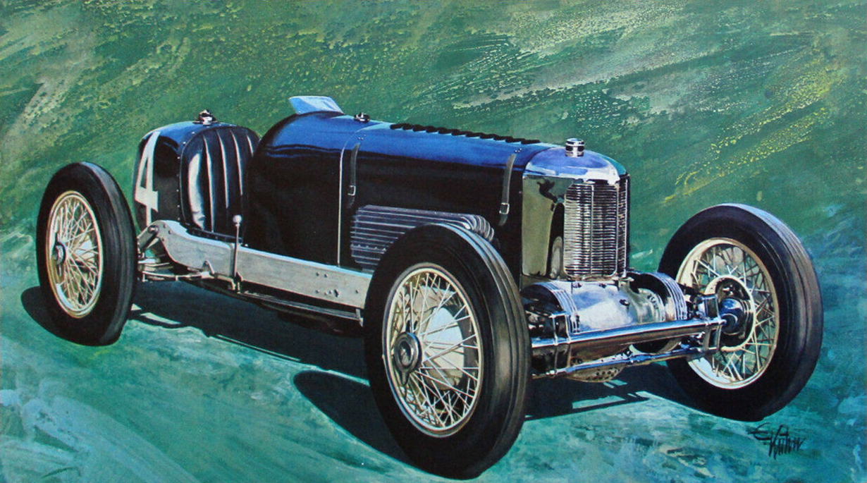 Miller Roadster 91 'Indianapolis' (1929): Illustrated by Edouard KÜHN
