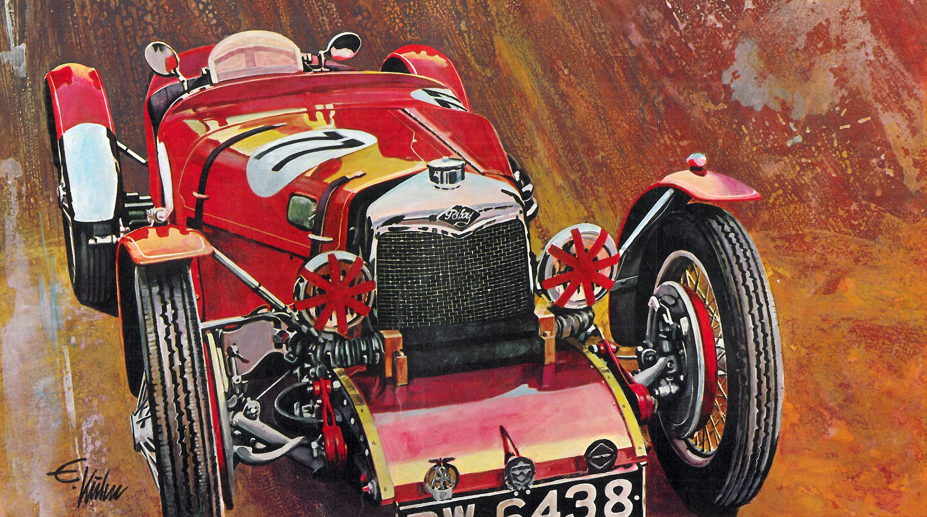 Riley 'Brooklands' (1929): Illustrated by Edouard KÜHN