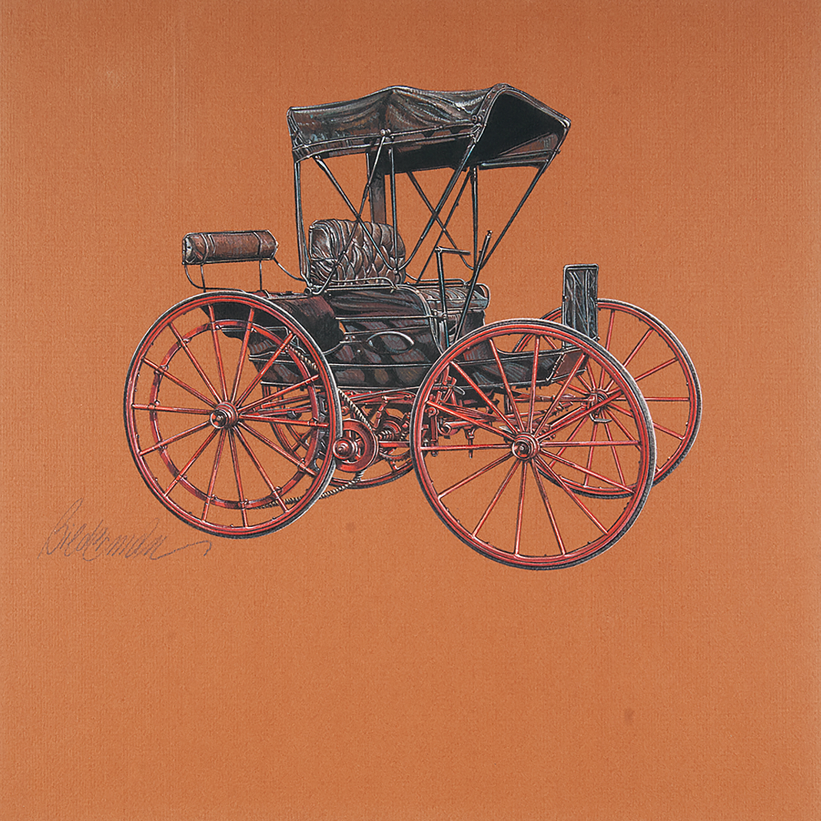 1902 Holsman Auto Buggy High-Wheeler: Illustrated by Jerome D. Biederman