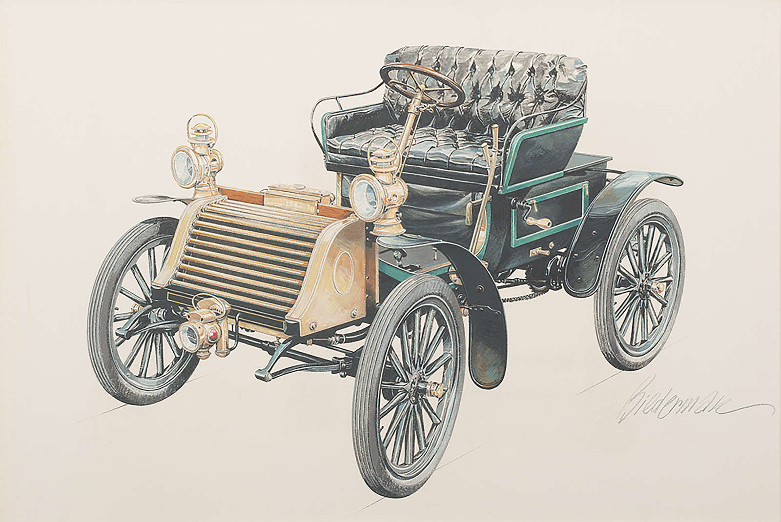1904 Eldredge Runabout: Illustrated by Jerome D. Biederman