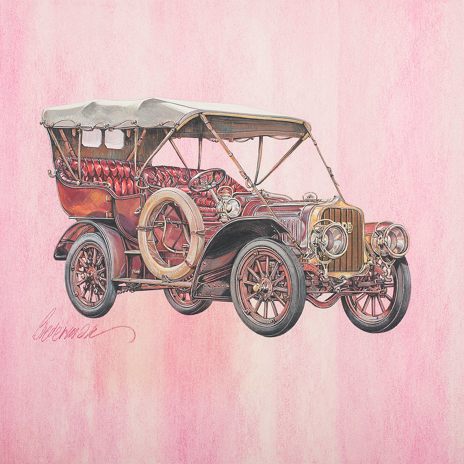 1906 Pope-Toledo Model XII: Illustrated by Jerome D. Biederman