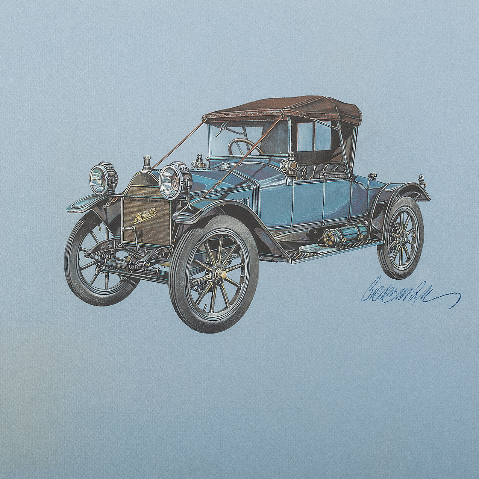 1912 Hupmobile 32 Roadster: Illustrated by Jerome D. Biederman