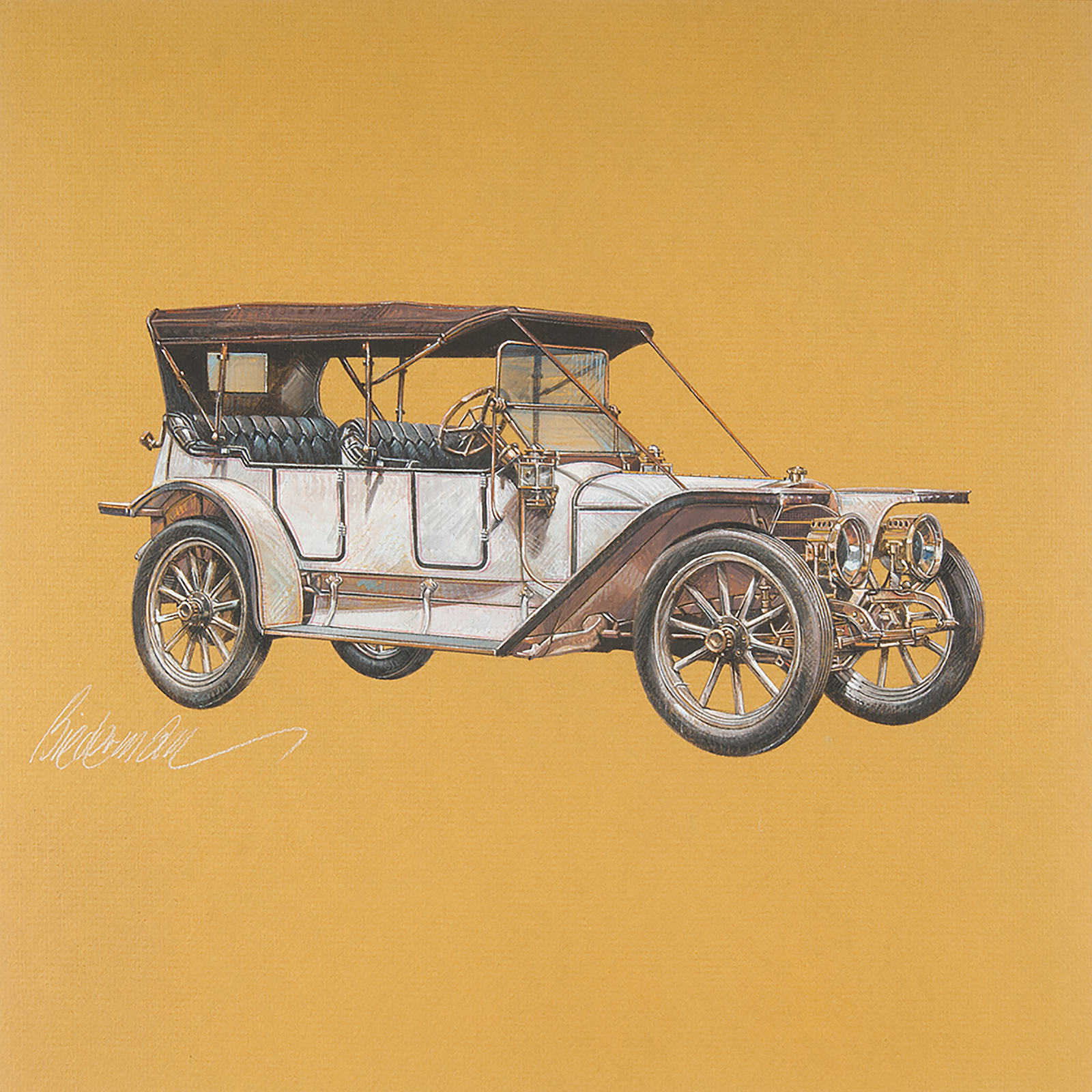 1913 Coey Touring: Illustrated by Jerome D. Biederman