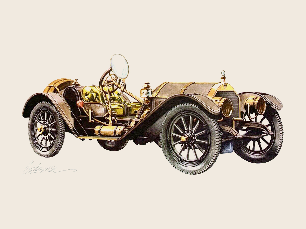 1914 Mercer: Illustrated by Jerome D. Biederman