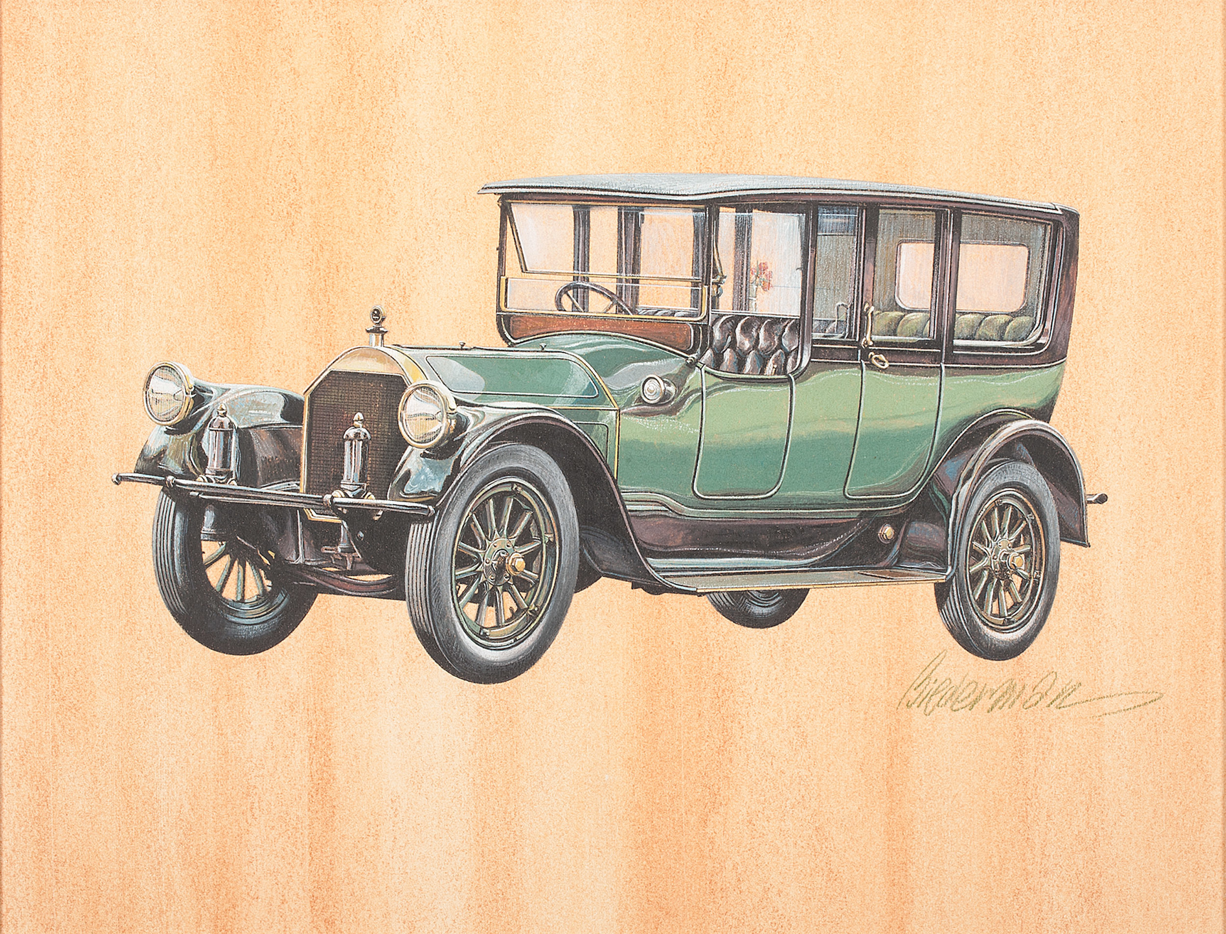 1915 Pierce-Arrow: Illustrated by Jerome D. Biederman