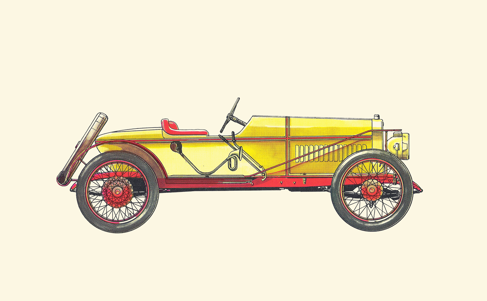 1912 Hispano-Suiza: Illustrated by Horst Schleef