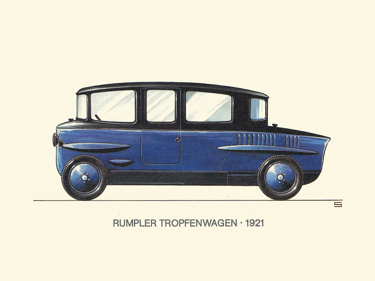 1921 Rumpler-Tropfenwagen: Illustrated by Ralf Swoboda