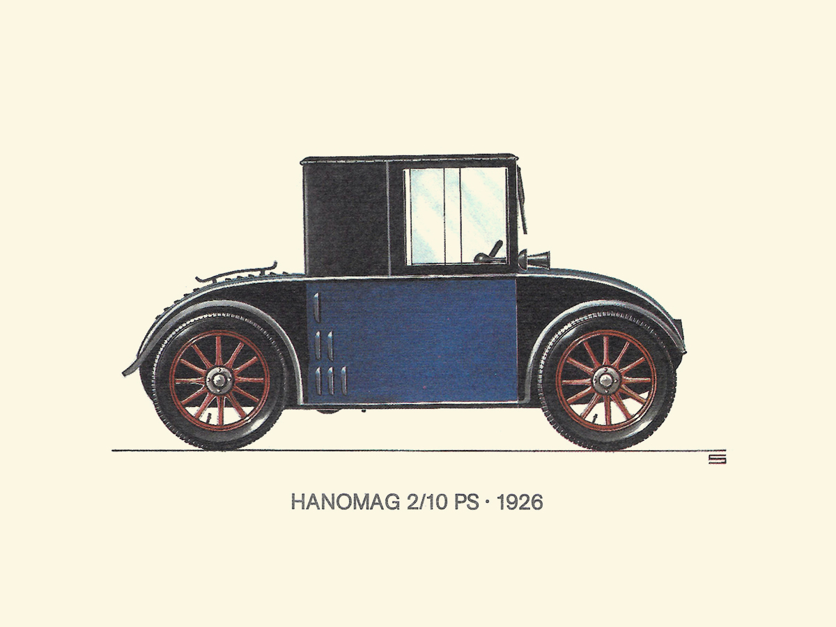 1926 Hanomag 2/10 PS: Illustrated by Ralf Swoboda