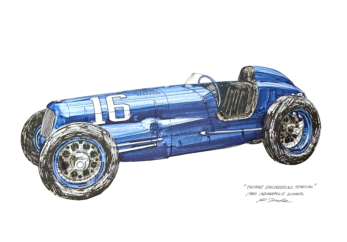 1946 Thorne Engineering Special - Indianapolis Winner: Illustrated by Ron McKee