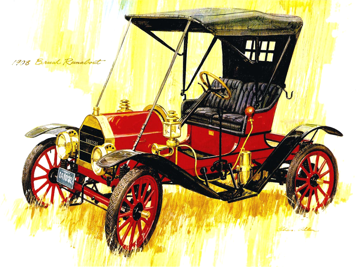 1908 Brush Runabout – Illustrated by Charlie Allen