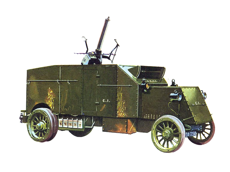 Pierce-Arrow Armoured Anti-Aircraft Lorry (1914)