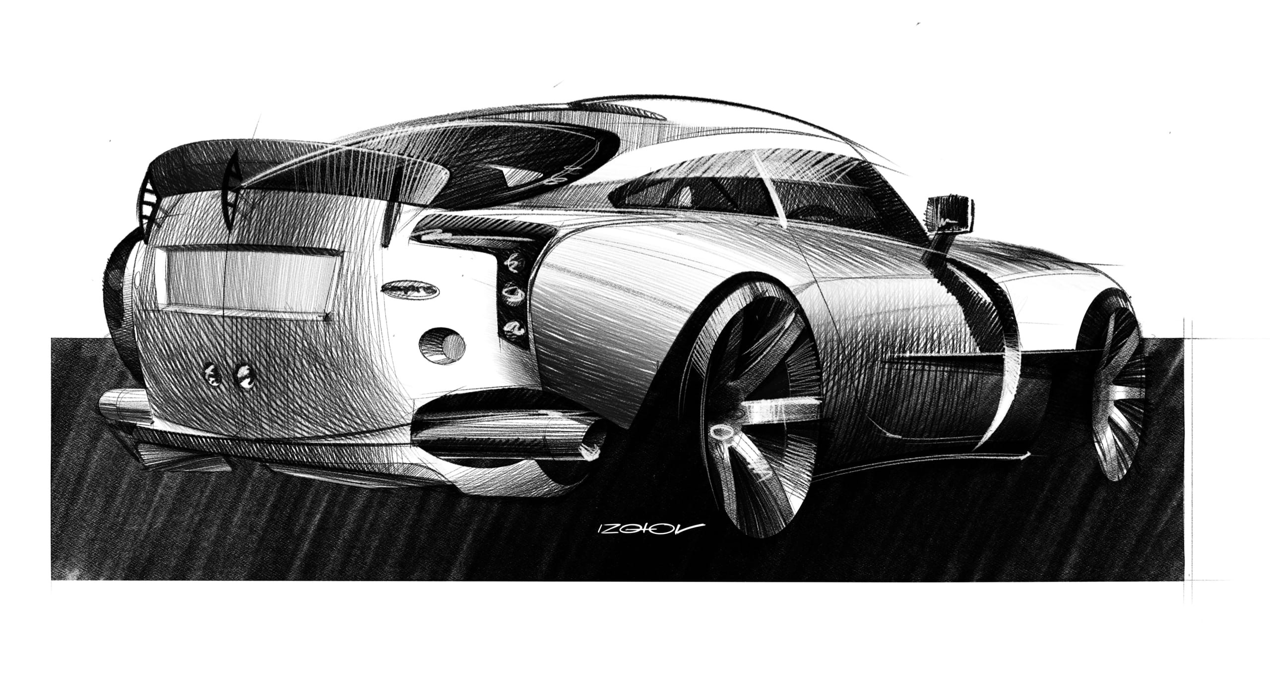 2006 TVR Sagaris – Illustrated by Anton Izotov