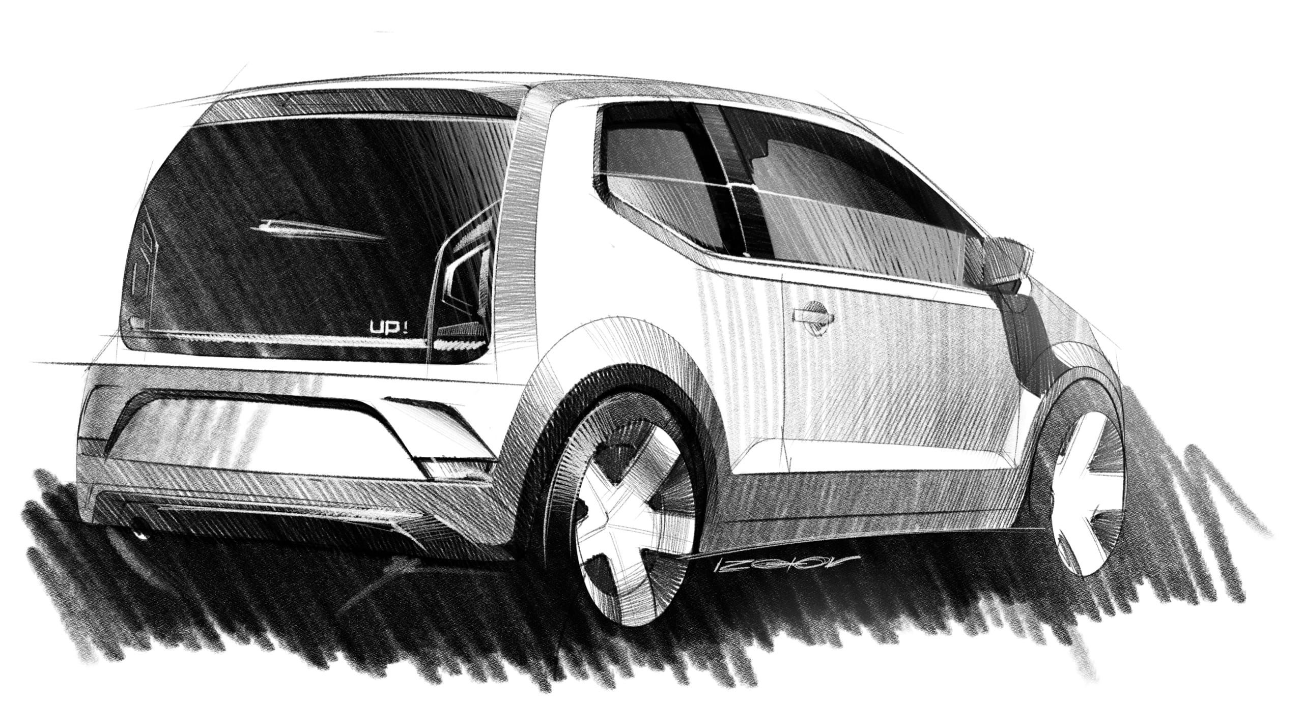 2011 Volkswagen Up! – Illustrated by Anton Izotov