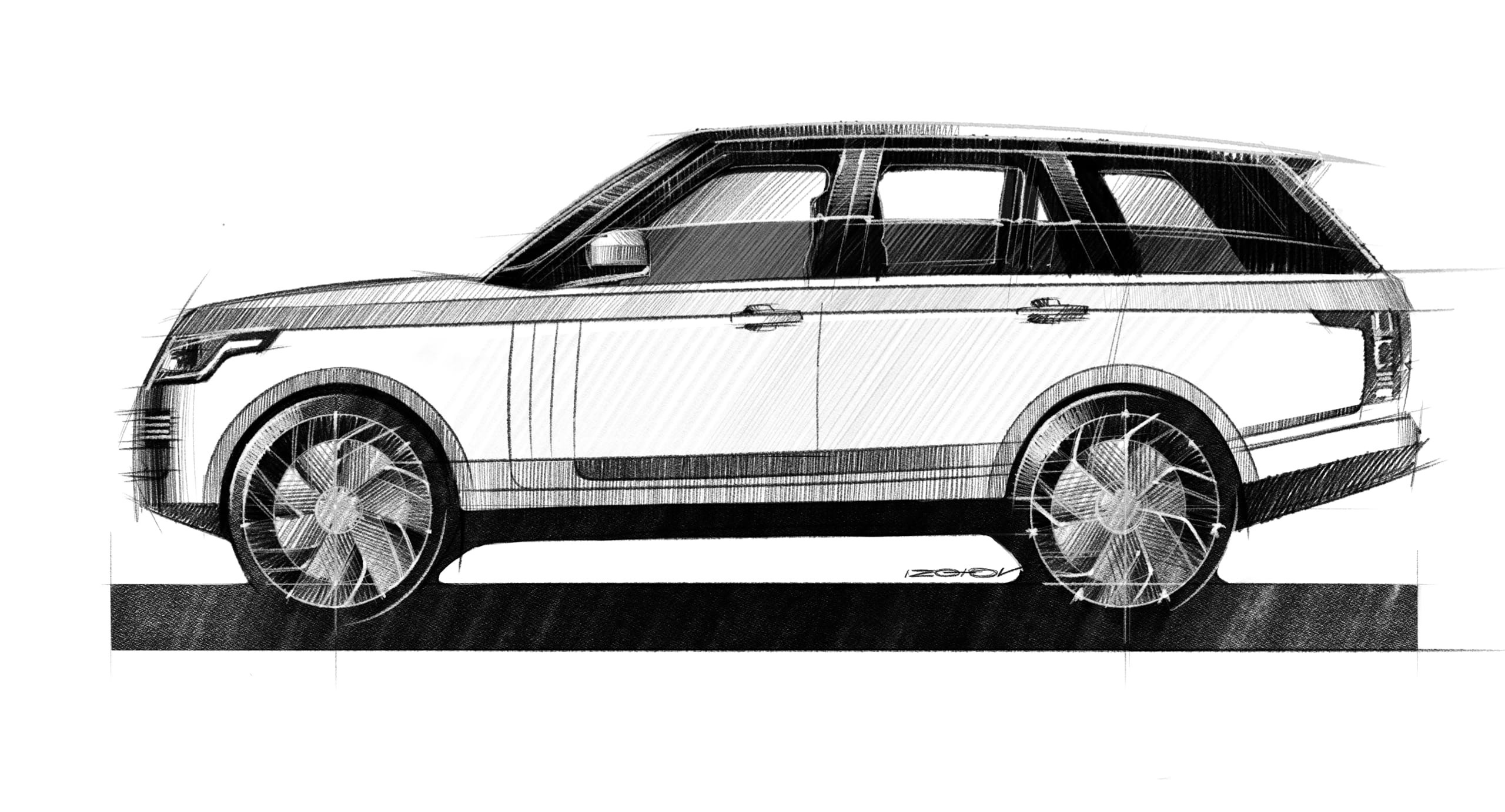 2012 Land Rover Range Rover – Illustrated by Anton Izotov