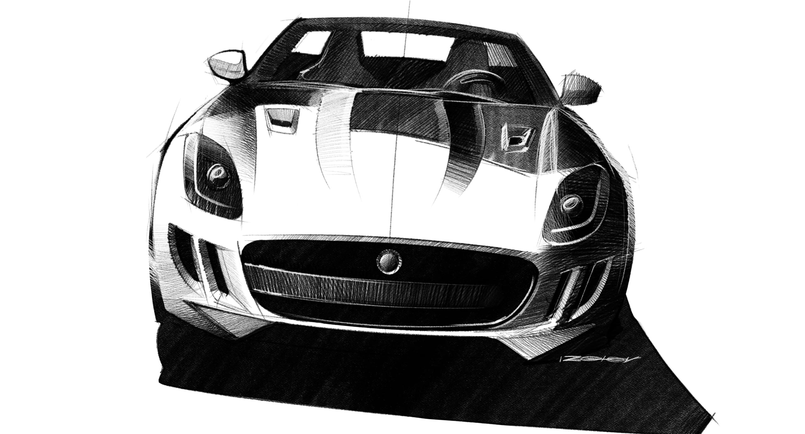 2013 Jaguar F-Type – Illustrated by Anton Izotov