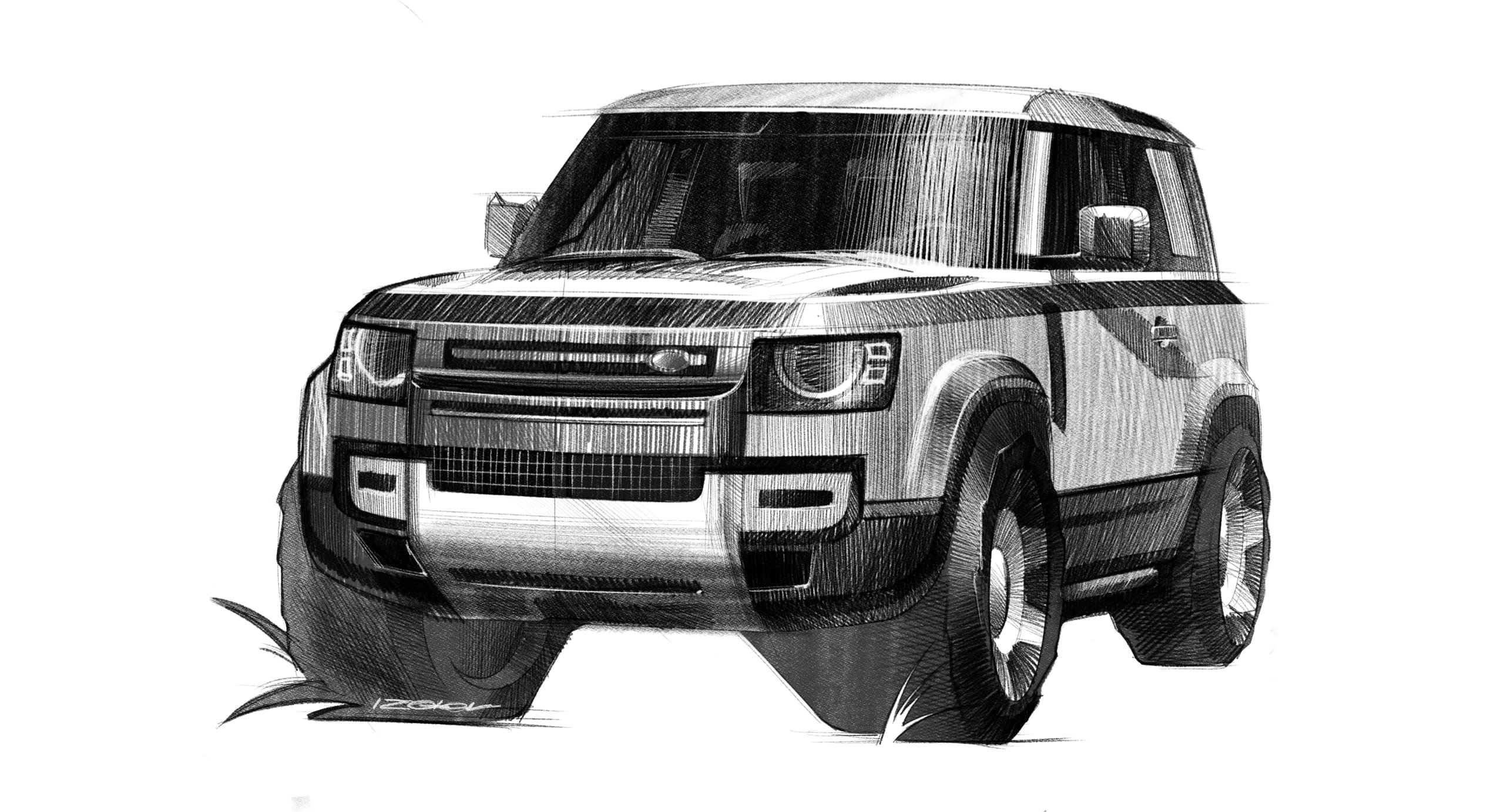 2019 Land Rover Defender – Illustrated by Anton Izotov