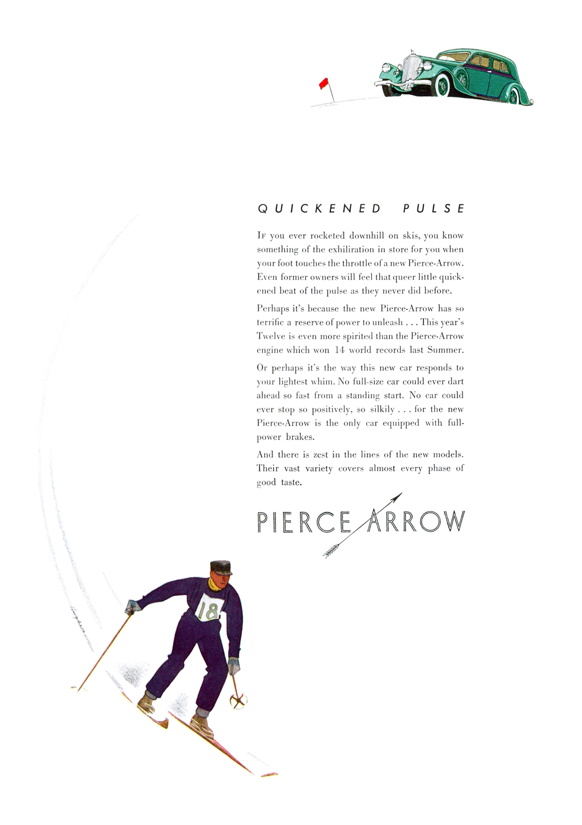 Pierce-Arrow Ad (1934) – Quickened Pulse