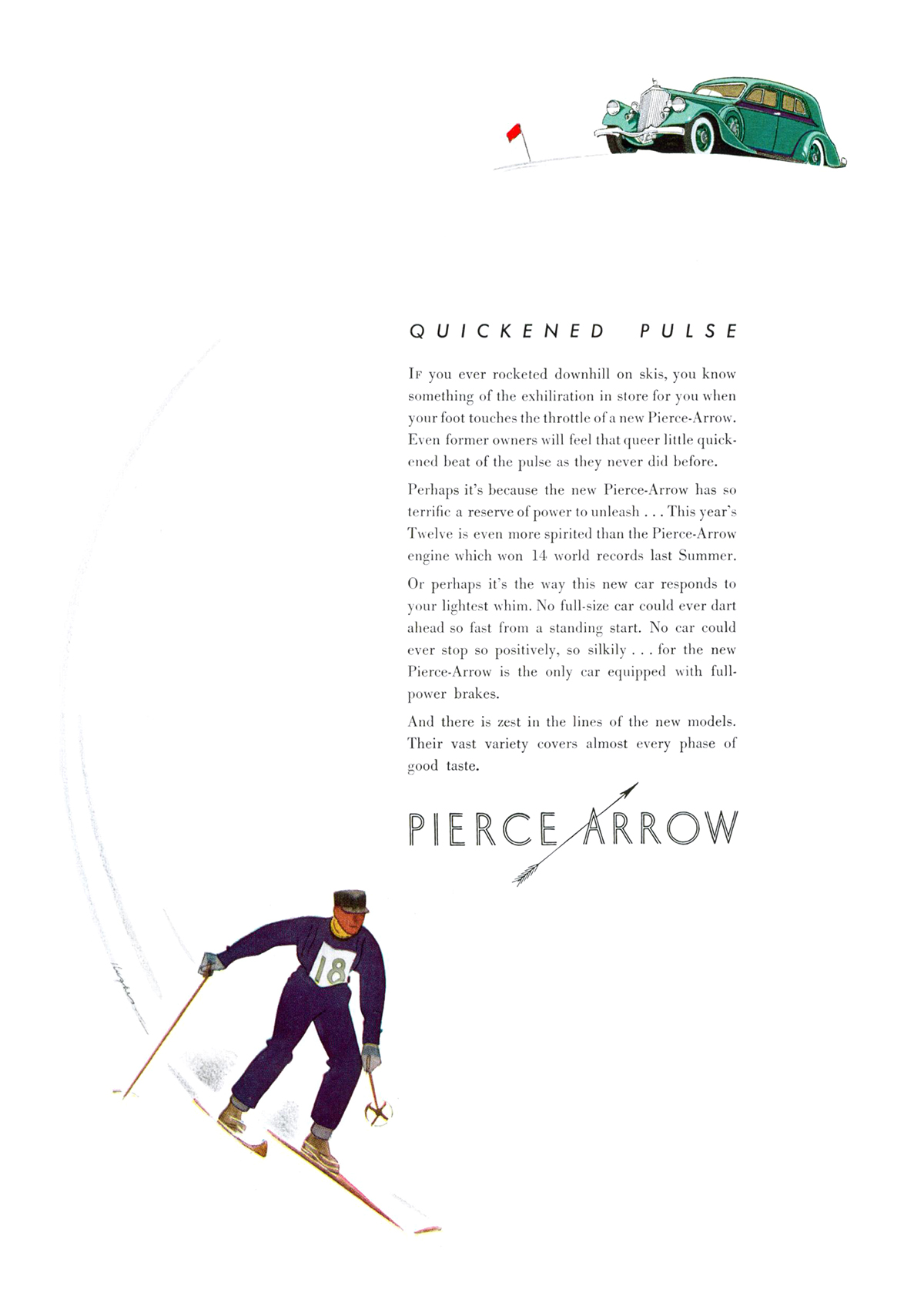 Pierce-Arrow Ad (1934) – Quickened Pulse