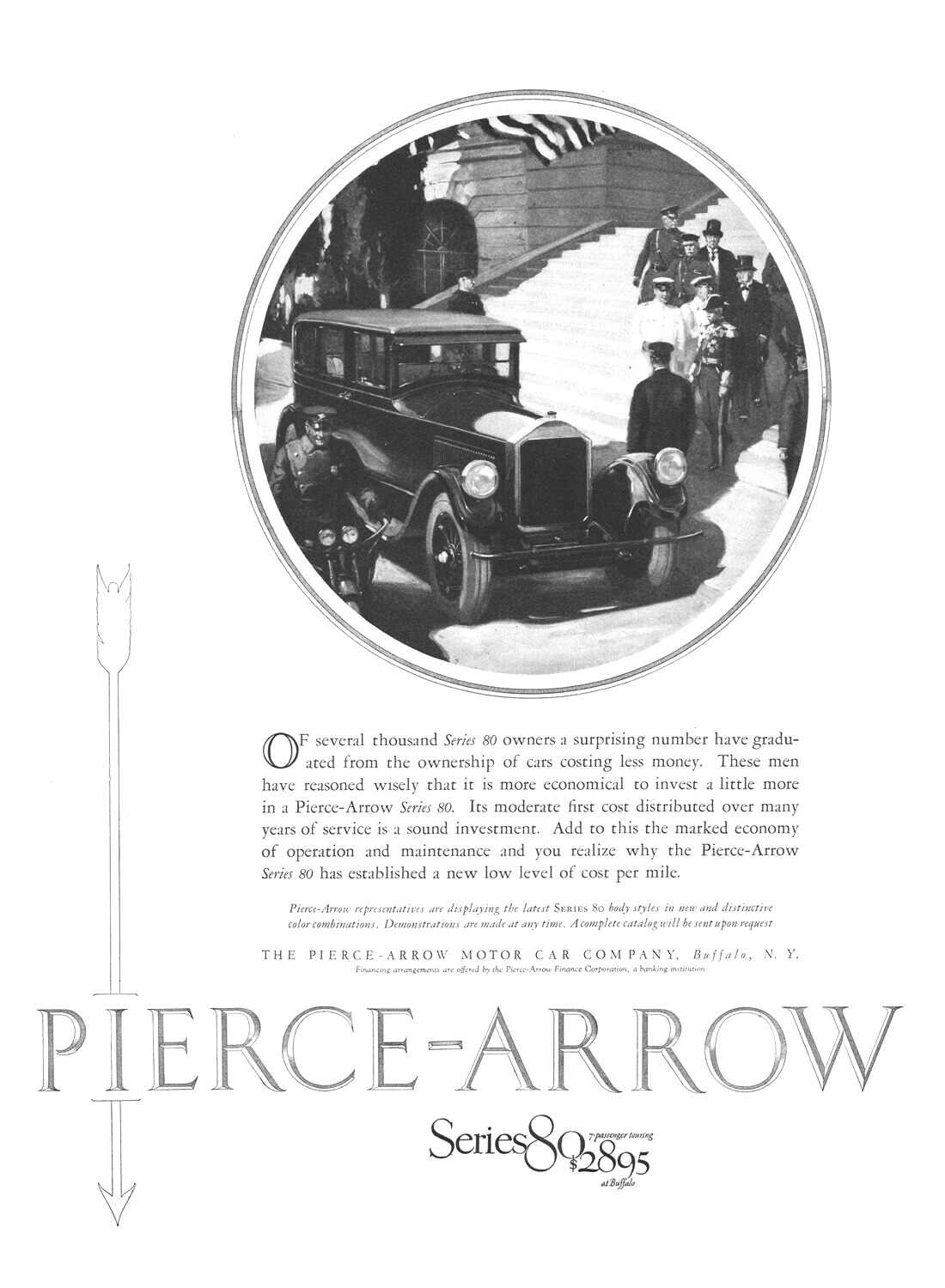 Pierce-Arrow Series 80 Ad (February, 1925)