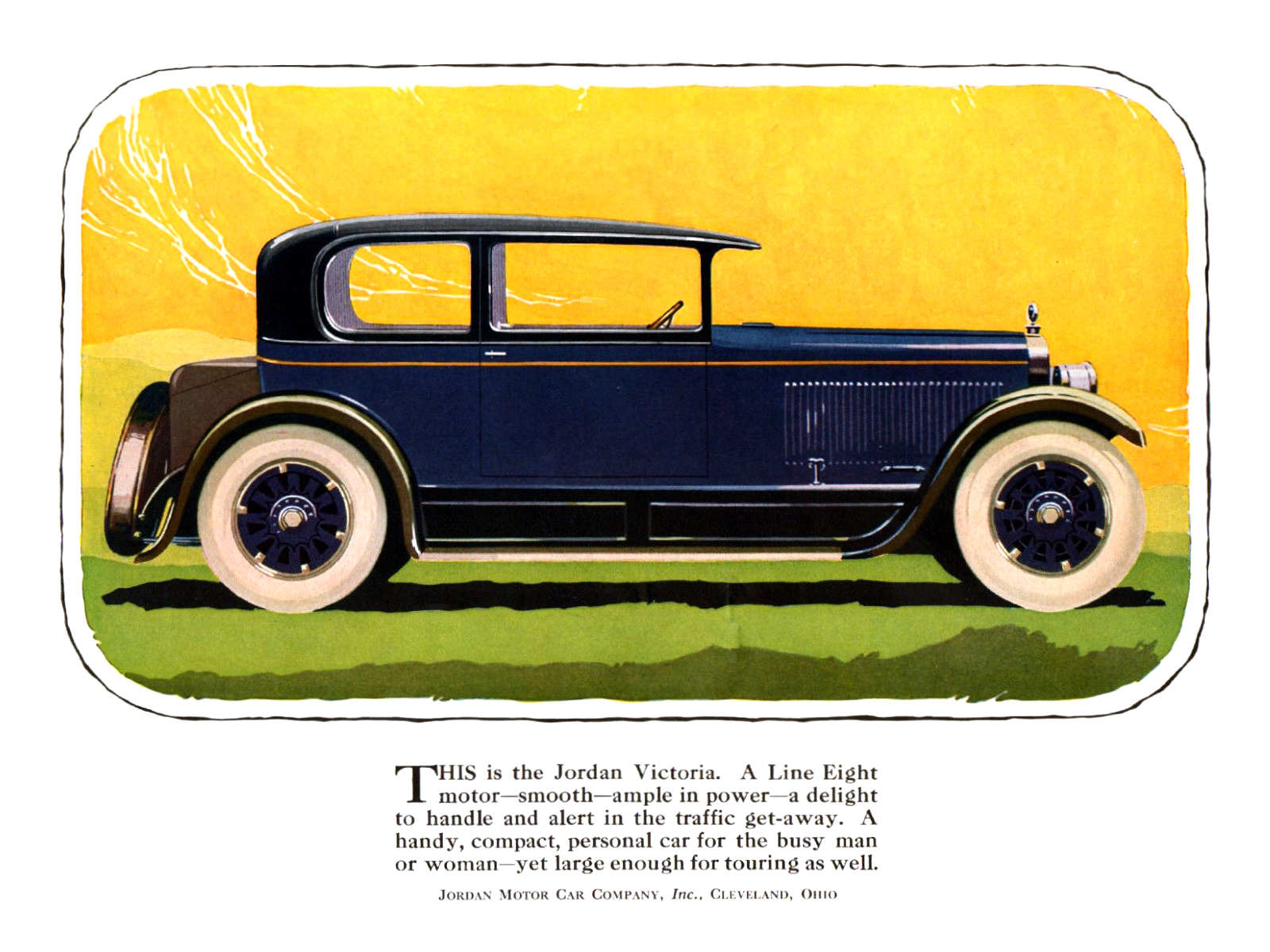 Jordan Line Eight Victoria Ad (July, 1926)