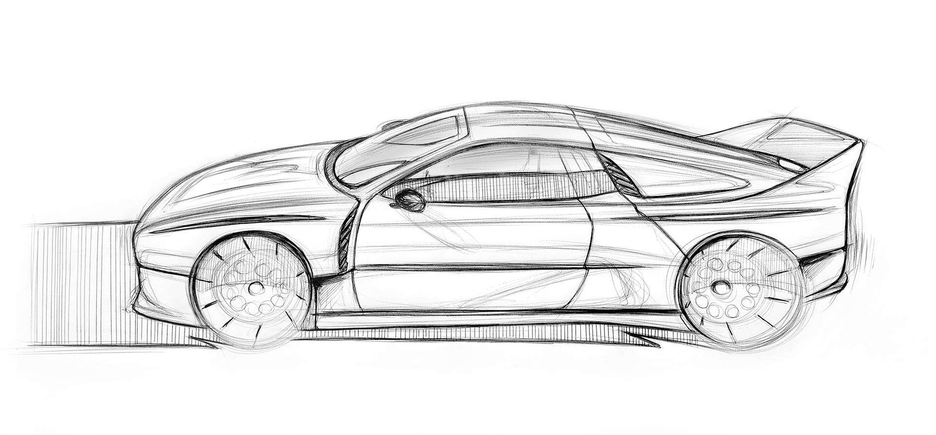 Kimera Automobili EVO37 (2021) - Design Sketch