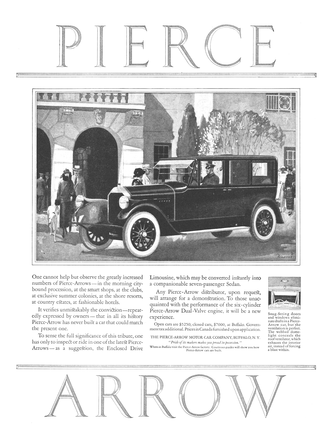 Pierce-Arrow Ad (1923) – Illustrated by Harry Laverne Timmins