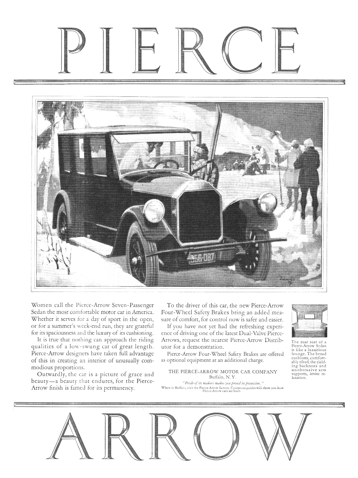 Pierce-Arrow Ad (1924) – Illustrated by Harry Laverne Timmins