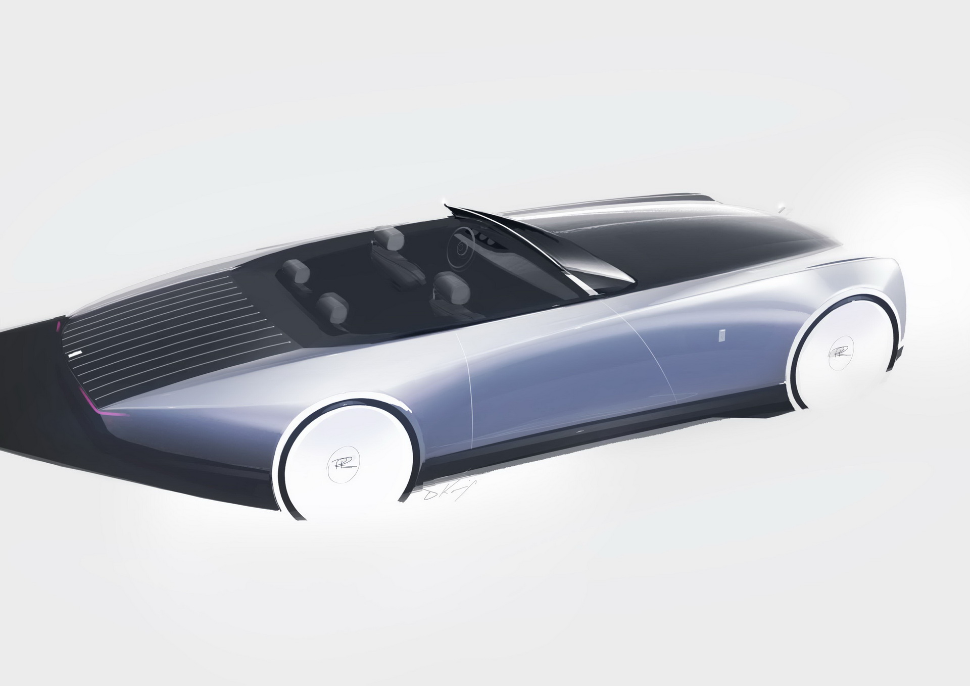 Rolls-Royce Boat Tail (2021) – Design Sketch