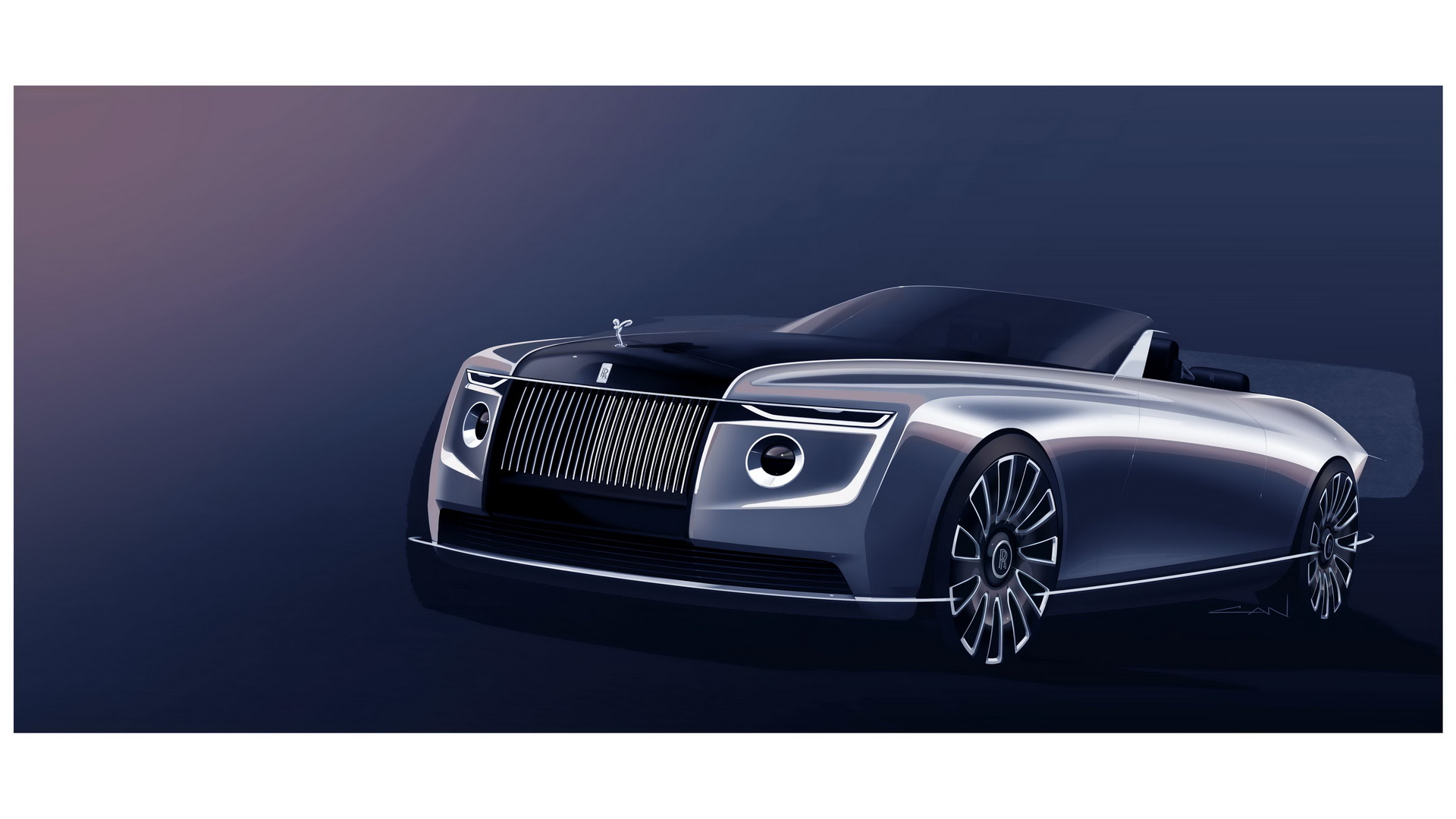 Rolls-Royce Boat Tail (2021) – Design Sketch