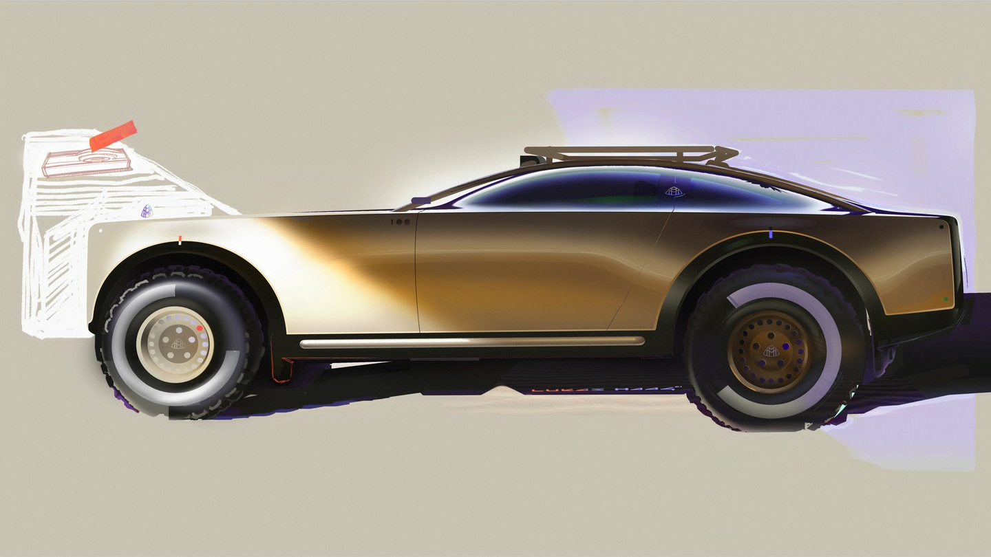 Mercedes-Benz Project Maybach (2021) – Design sketch by Lukas Haag
