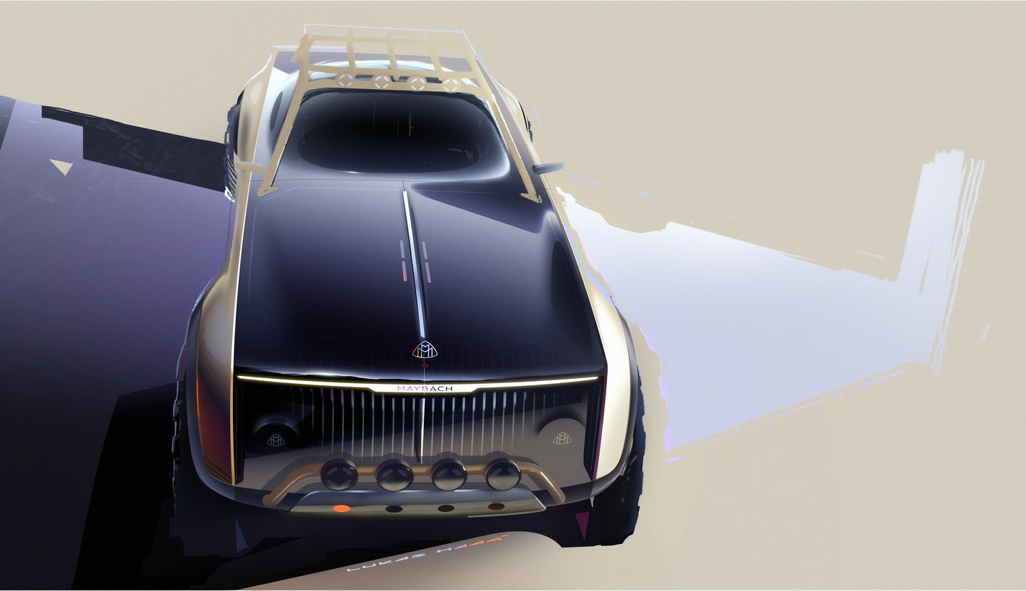 Mercedes-Benz Project Maybach (2021) – Design sketch by Lukas Haag