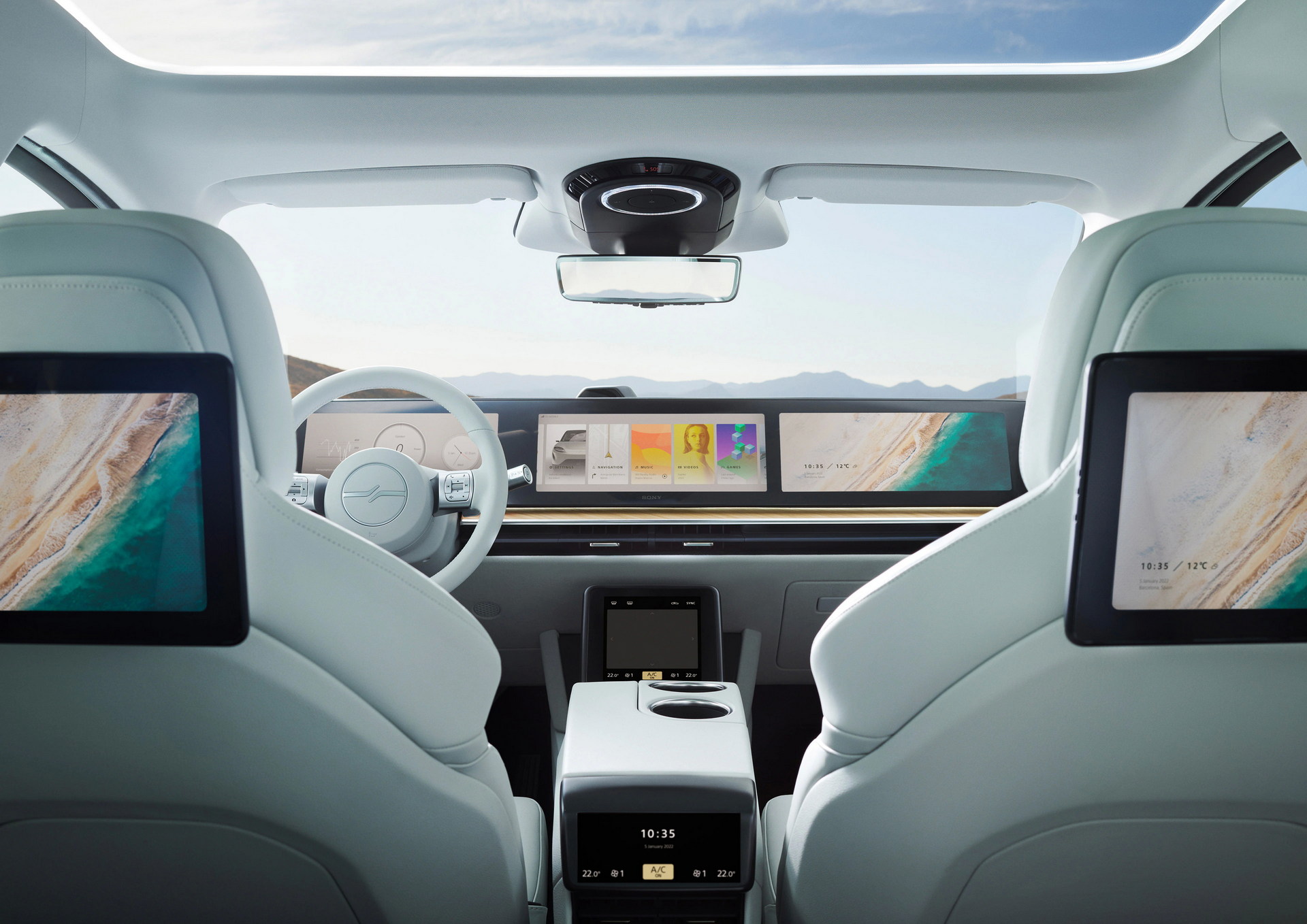Sony Vision-S 02 Concept (2022) – Interior