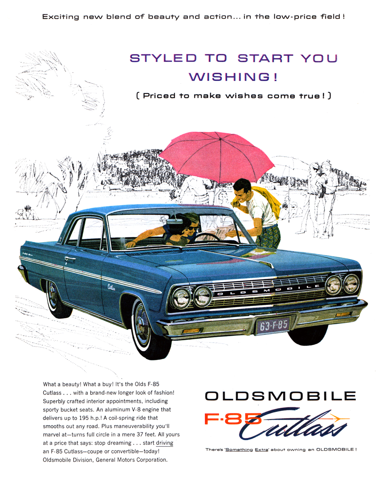 Oldsmobile F-85 Cutlass Ad (December, 1962)