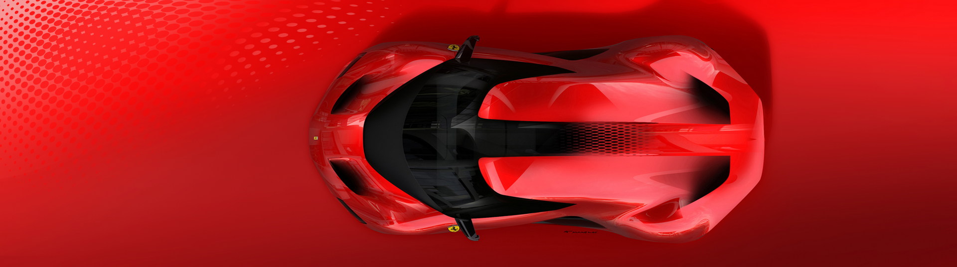 Ferrari SP48 Unica (2022) – Design Sketch