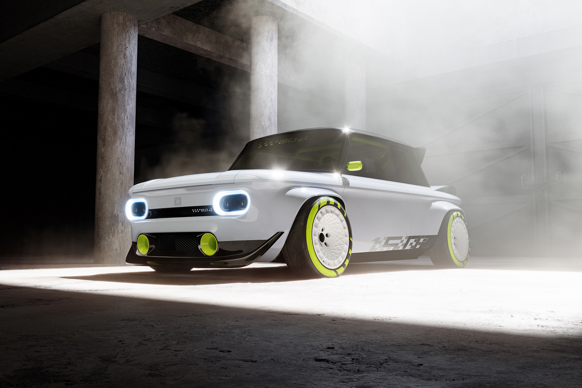 Audi Neckarsulm EP4 (2023): NSU Prinz with e-tron power