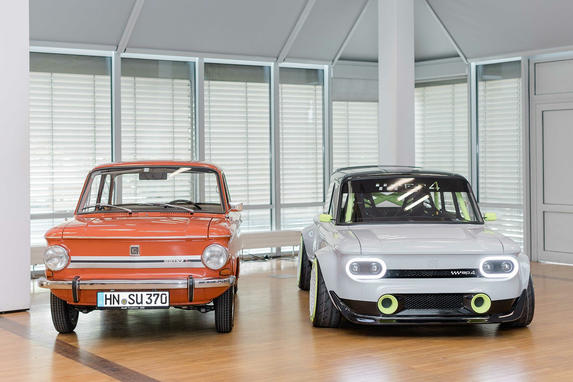 Audi Neckarsulm EP4 (2023): NSU Prinz with e-tron power