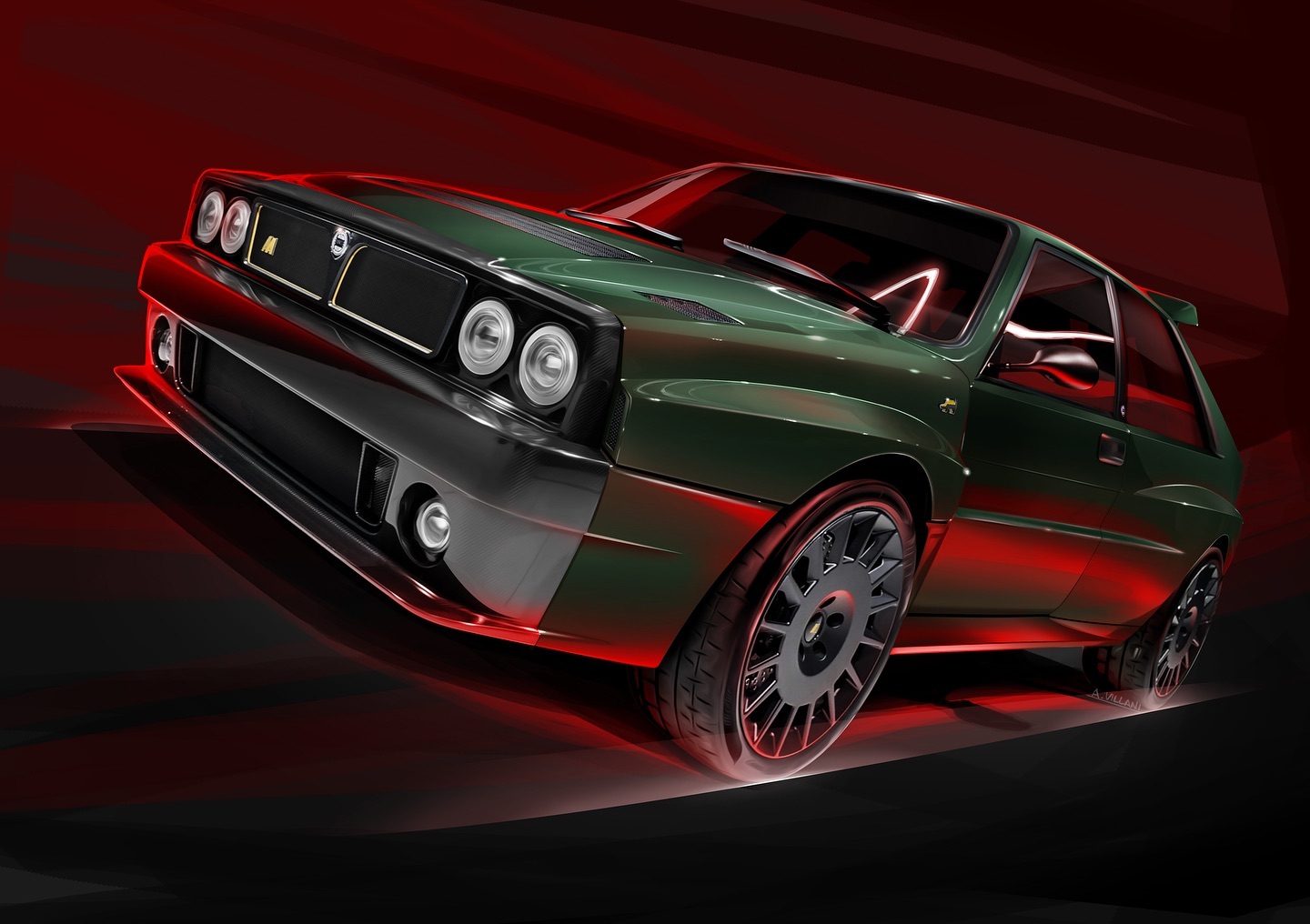 Automobili Amos Futurista (2018): Lancia Delta Integrale Restomod