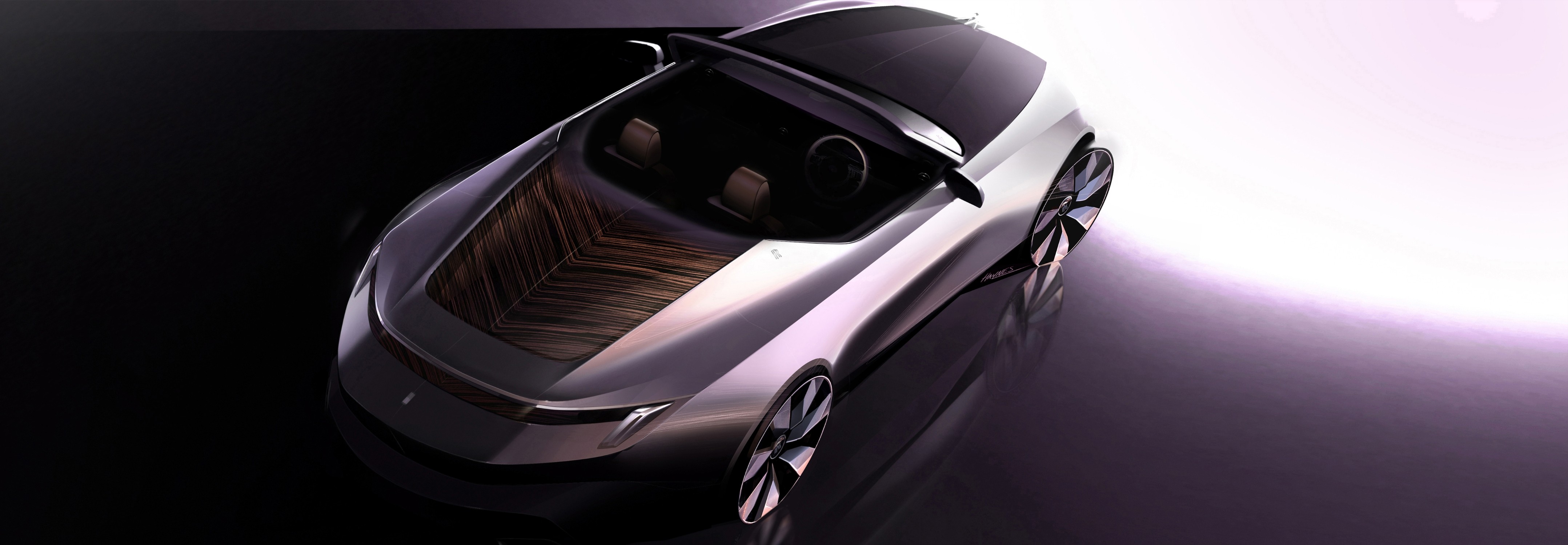 Rolls-Royce Amethyst Droptail (2023) – Design Sketch