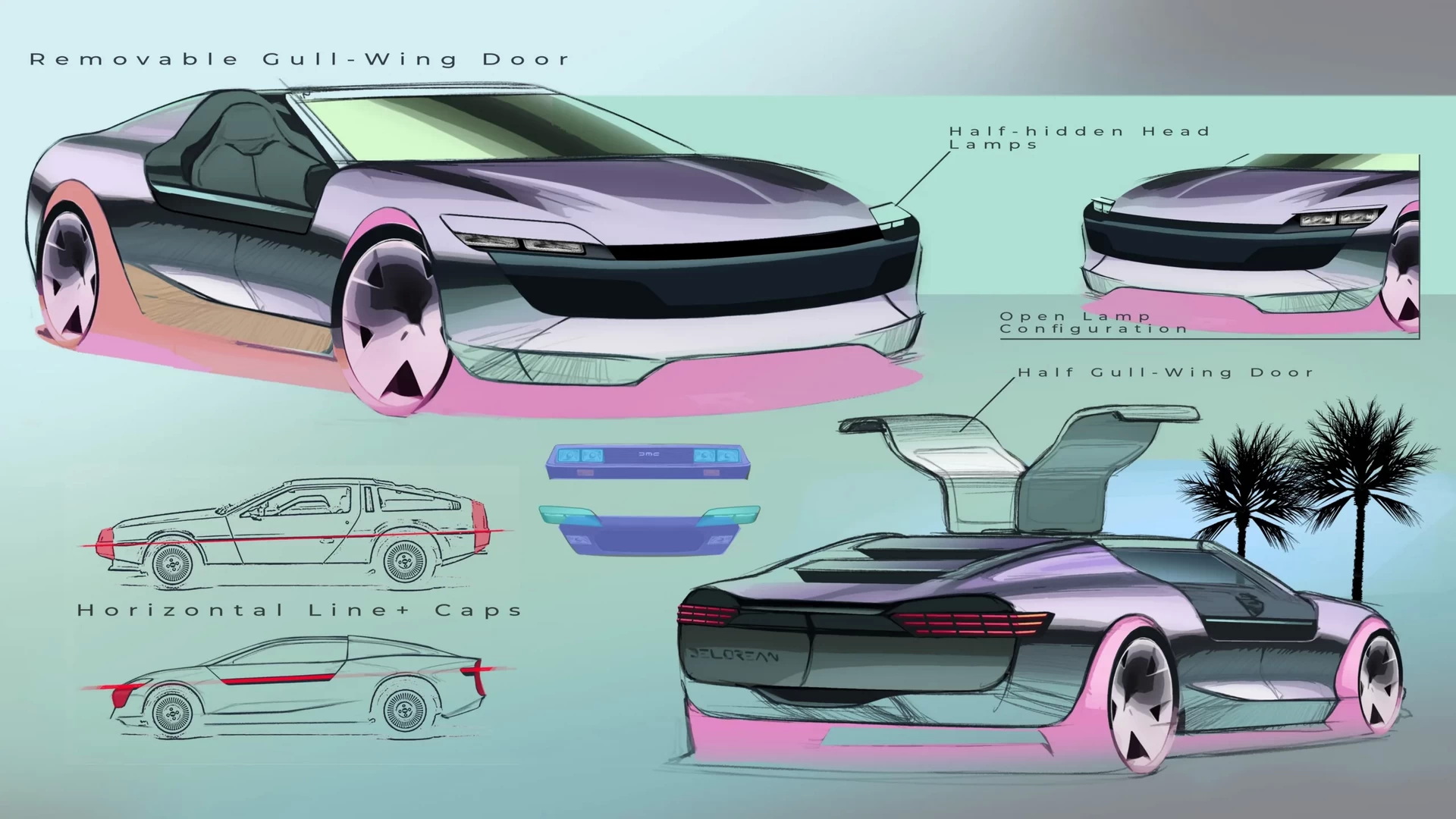 1996 DeLorean Alpha2: Fictional ‘What If’ Concept