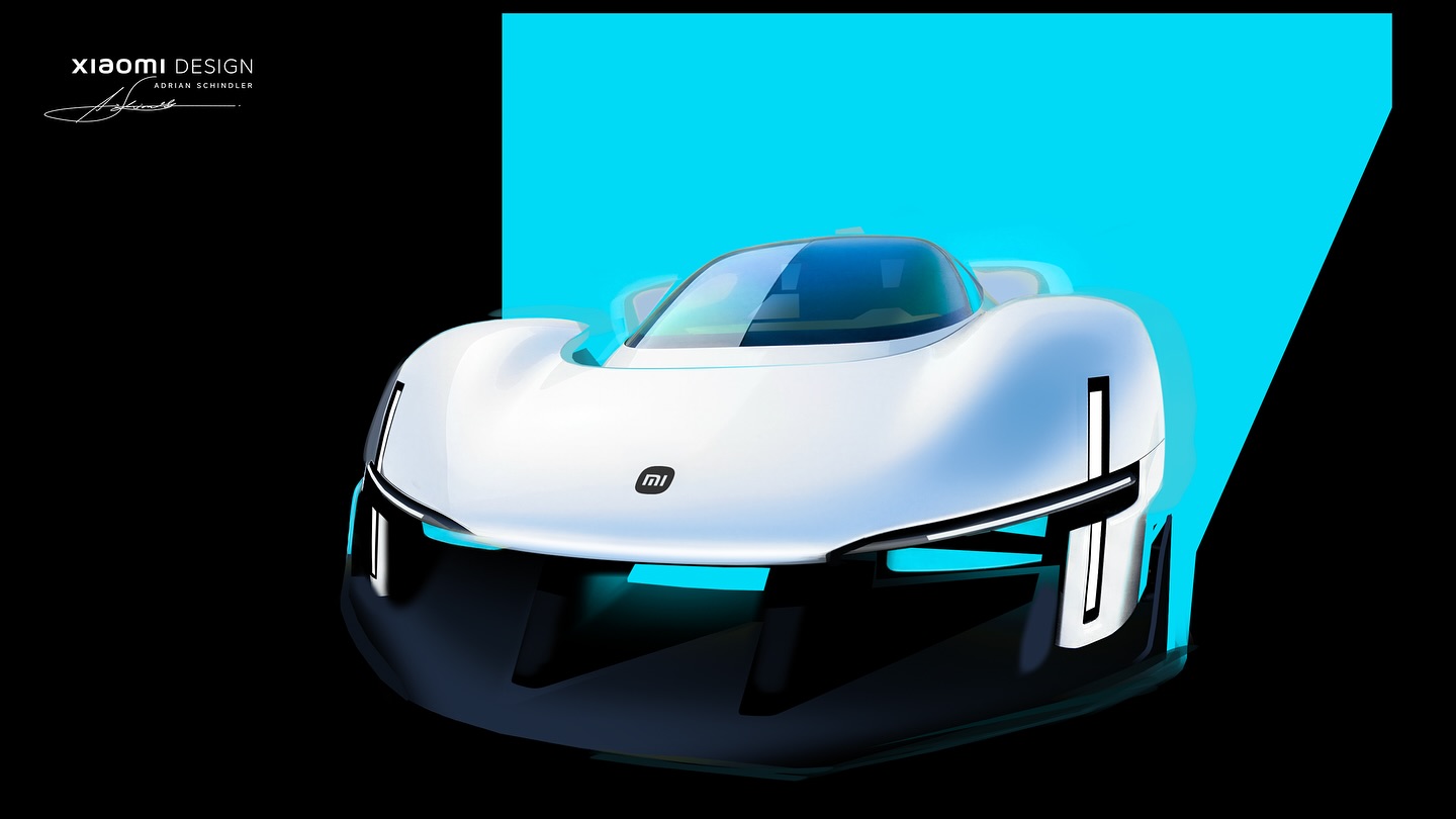 Xiaomi Vision GT (2026) – Design Sketch by Adrian Schindler