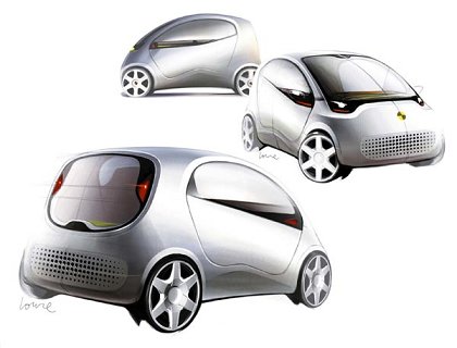 Pininfarina Nido, 2004 - Design Sketch