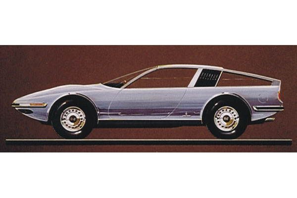 Fiat Dino Ginevra (Pininfarina), 1968 - Design Sketch