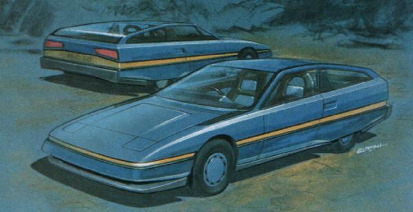 I.A.D. TRX, 1980 - Design Sketch