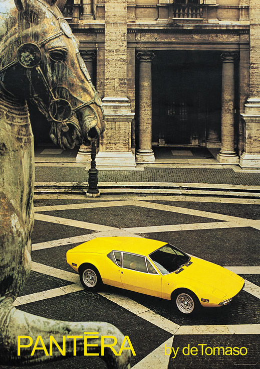 De Tomaso Pantera (Ghia), 1970-71 - Poster