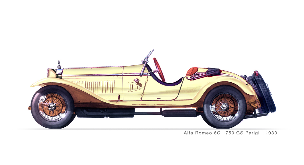 Alfa Romeo 6C 1750 GS Parigi (Zagato), 1930