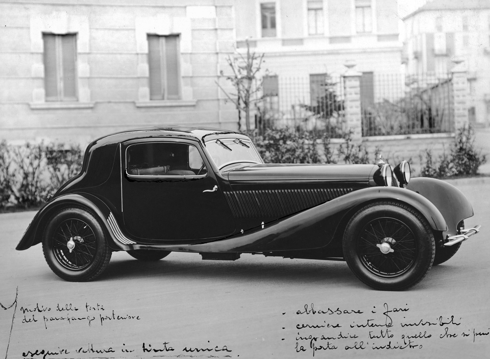 Alfa Romeo 8C 2300 Coupè Aerodinamico (Touring), 1932