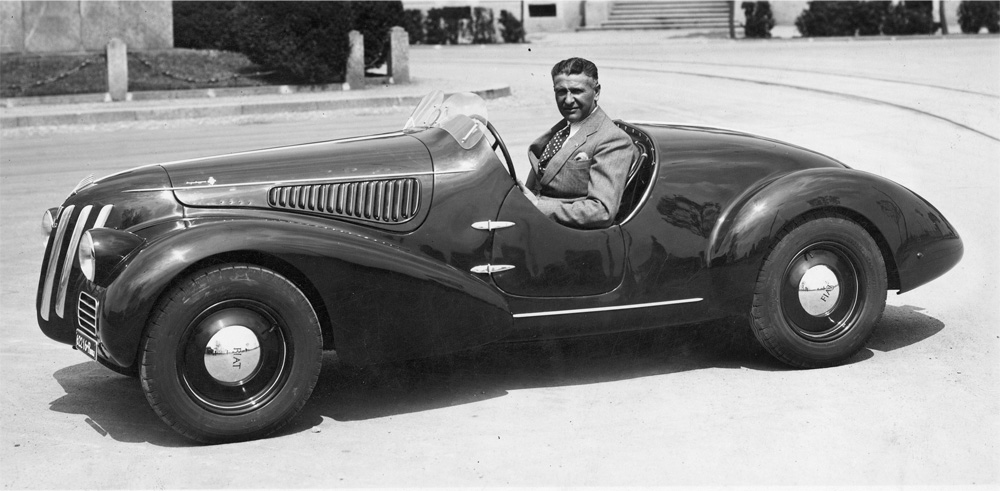 Fiat 508 C 1100 Mille Miglia Spider (Touring), 1938