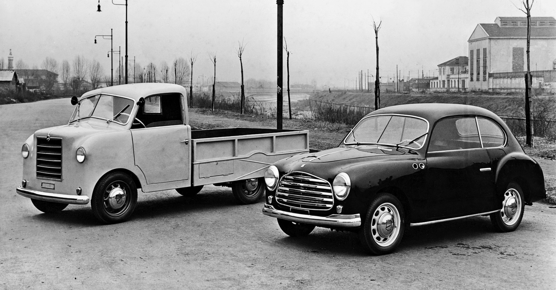 Moretti 600 Berlina 2a serie and Light Truck, 1951