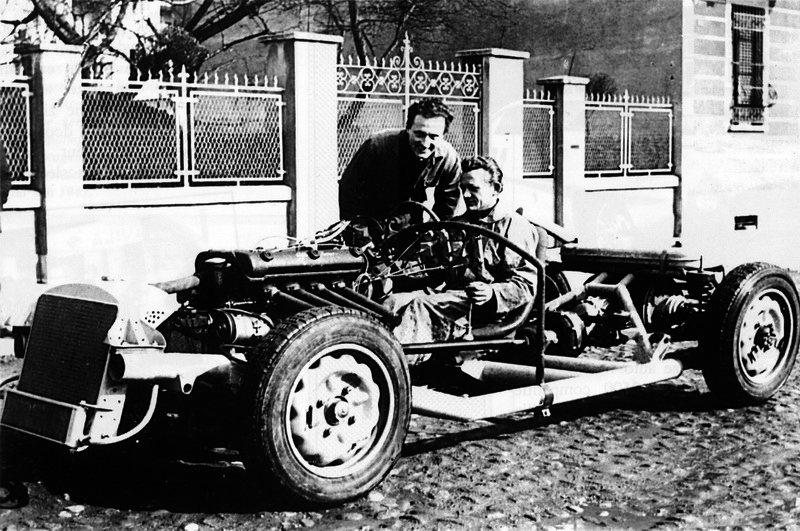 Conrero-designed and -built chassis for Swiss customer Robert Fehlman used 1.9 Alfa engine with four Dellorto carburetors.